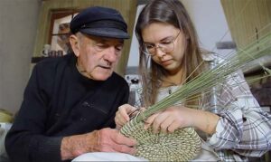 Laëtitia & son grand-père Georges