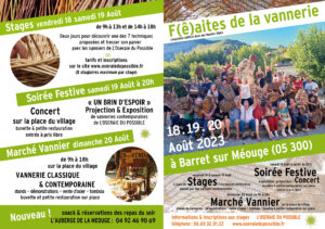 fête vannerie BARRET sur Meouge