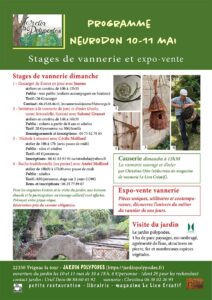 stage vannerie-10-11-mai Yvignac bretagne