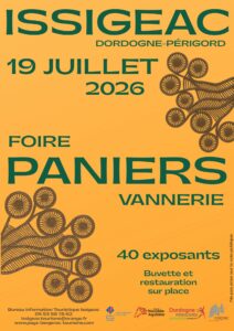 Issigeac Affiche Foire aux Paniers 2026 