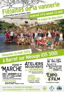Fête de la vannerie à Barret 16 août